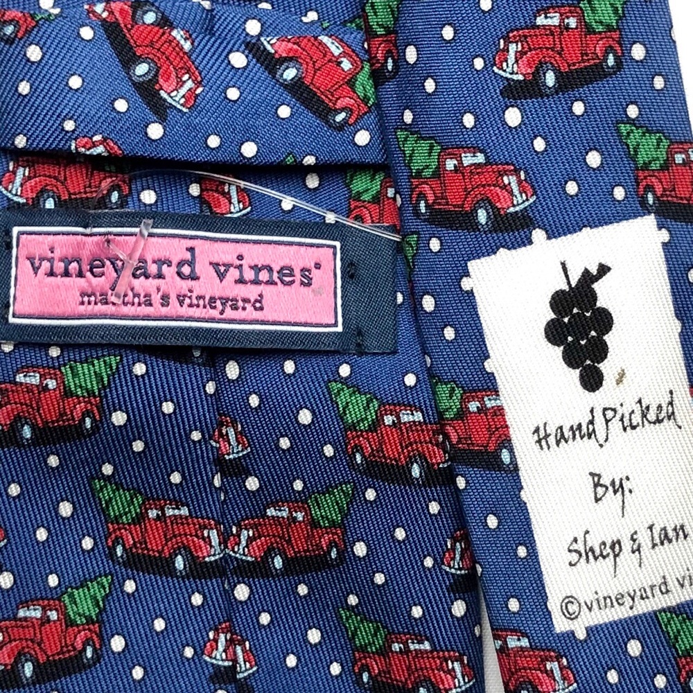 NWT Vineyard Vines Truck &Tree neck tie - Picture 4 of 9